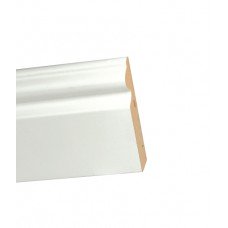 МДФ плінтус Paint-on MDF FU116L білий має спеціальний жолоб для прокладання дротів, що дозволяє зробити їх невидимими.